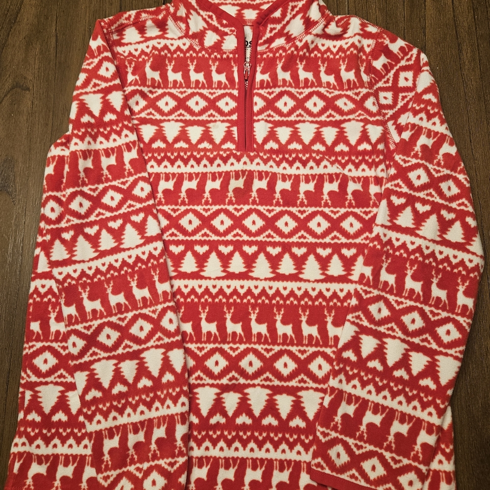 OshKosh B'gosh Red and White Festive Pullover
